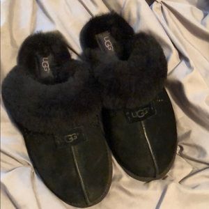 Black UGG Scuffette Slippers